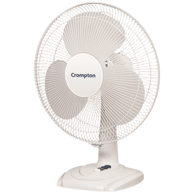 Buy Crompton High Flo Wave Plus 400mm 3 Blade Copper Motor Table Fan (Aerodynamically Designed
